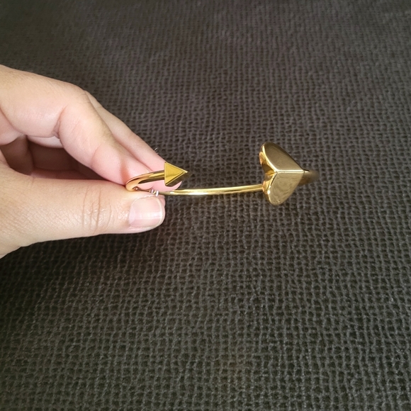 ✨️HP✨️ Kate Spade♠ Gold💛 "Heritage Spade" Cuff Bracelet - NWT - Picture 5 of 14
